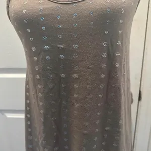 American Rag Cie Sleeveless Taupe Brown Tank Top thumbnail 2