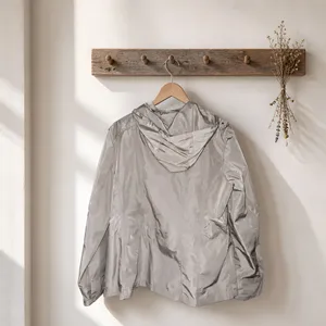 Weatherproof Beige Utility Jacket with Hood thumbnail 3