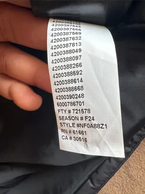 The north face 600 black women's puffer jacket from thumbnail 4
