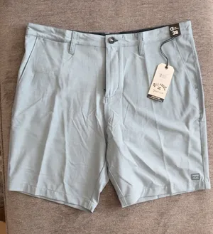 Billabong Crossfire Submersible 19" Hybrid Shorts – Men’s 38 – Light Blue/Blue Gray – Mid Length – NWT thumbnail 1