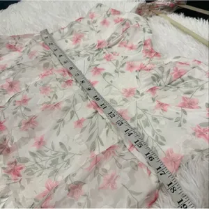 Lulu’s Endlessly Gorgeous Burnout Tie-Strap Midi Dress in White Pink Floral XL thumbnail 5