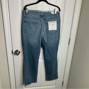 Good American Good‎ Vintage distressed straight leg jeans size 15 thumbnail 2