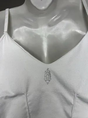 FP Movement Camisole Tank Top Womens Small White Stretch Ruched Crop Jersey thumbnail 5