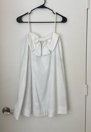 Bow Babydoll Dress thumbnail 1