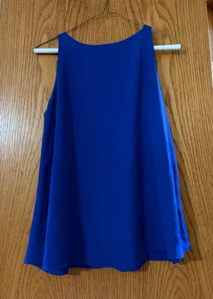 Nymphe Blue Flowy Tank thumbnail 1
