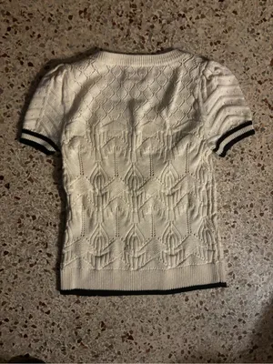 Maeve Short-Sleeve Pointelle Sweater small thumbnail 8