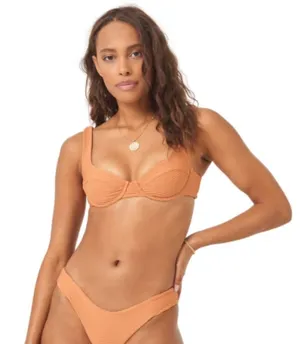 L*SPACE Swim Orange Nikita Top - Medium thumbnail 1