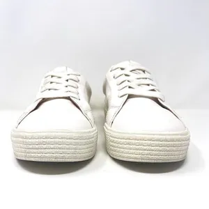 Steve Madden Toliver White Perforated Lace Up Platform Sneaker Size 8 thumbnail 2