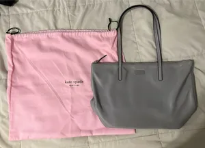 Kate Spade kitt ksnyl tote bag - gray thumbnail 1