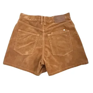 Free People We the Free Tipi Vegan Suede Shorts Dark Honey size 26 thumbnail 3