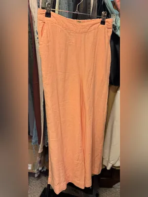 NWT Free People Free-Est Sightseer Linen Set - Honeyed Apricot Peach - XS thumbnail 11