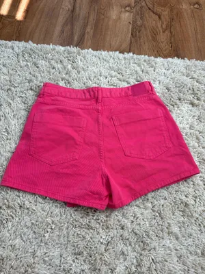 Zara Pink Denim Skort thumbnail 2