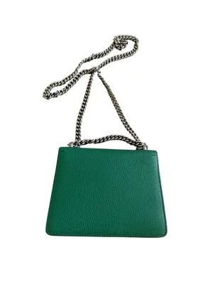 GUCCI Dionysus Emerald Green Leather Mini Crossbody Bag thumbnail 9