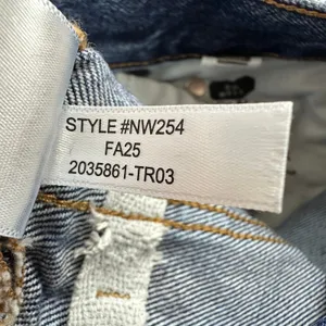 Madewell The Longline Straight Jean Mckinney Wash Dark Blue Rigid US 25 thumbnail 13