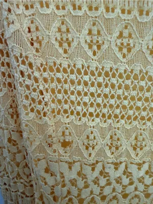 Zac & Rachel Yellow Sleeveless Lace Fit-and-Flare Dress thumbnail 4