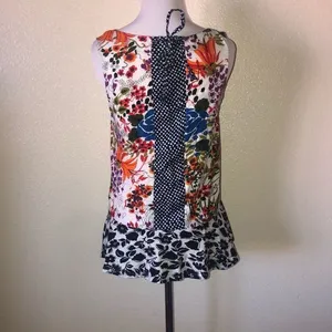 5/$30 🎈 Anthropologie Postmark women’s small cultivar floral tank top thumbnail 3