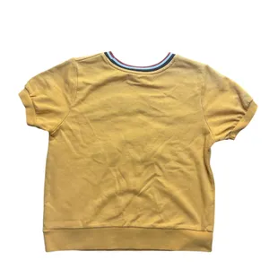 Vintage Disney Mickey Mouse Yellow Short Sleeve Sweatshirt S thumbnail 2