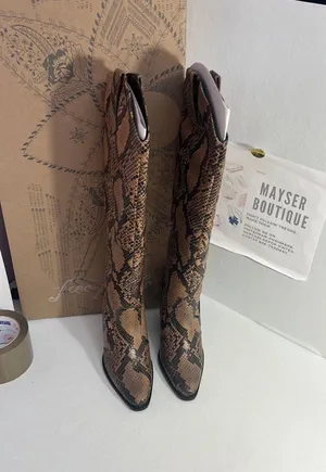 Free People Collection Leni Tall #Western Boot casual #outdoorsy #comfy #winter fall #edgy thumbnail 2