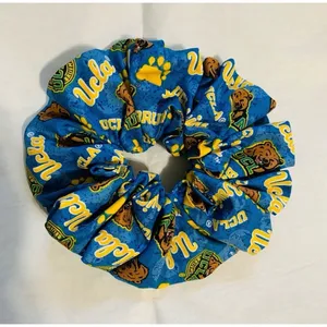 UCLA Bruins Joe Bruin Mascot Hair Scrunchie Blue Gold NCAA Collegiate Accessory thumbnail 2