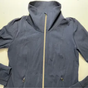 Lululemon Daily Yoga Jacket Inkwell Navy Blue Women Sz 6 thumbnail 4