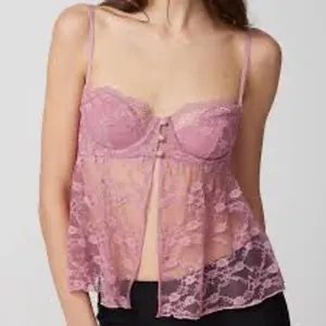 Out From Under Lace Babydoll Top Womens XL‎ Pink Excellent Underwire Bustier thumbnail 1