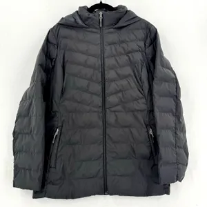32 Degrees Heat Women’s XL Black Hooded Puffer Jacket Lightweight Winter Coat thumbnail 1