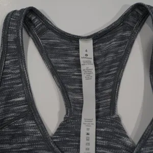 Lululemon Athletica grey tank‎ top. Size 4. thumbnail 3