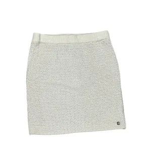 Roxy Women's Beige Crochet-Style Mini Skirt Size S Summer Casual thumbnail 2