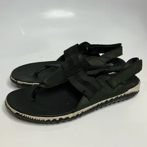 Sorel out‎ and about plus sling back thongs black & cream size 8.5 thumbnail 4