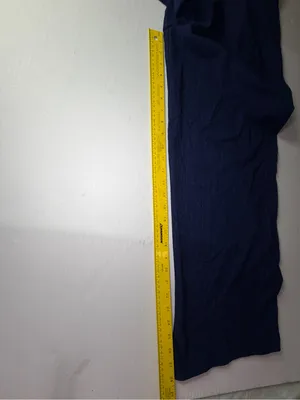 Lioness Navy Pinstripe Wide Leg Trousers thumbnail 3