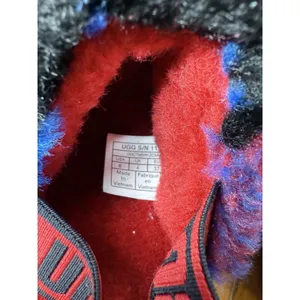 Ugg Woman'S Fluff Yeah‎ Slide Cali Collage Red Size 6/ 1118164/ Authentic thumbnail 3