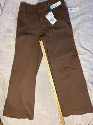 Cosmic Blue Love Portia High Rise Wide Leg Pants Brown Stitch Fix Exclusive 31 thumbnail 1