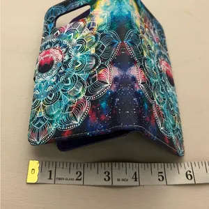 Wallet Galaxy Mandala-passport holder cover RFID blocking travel, wallet unisex thumbnail 7