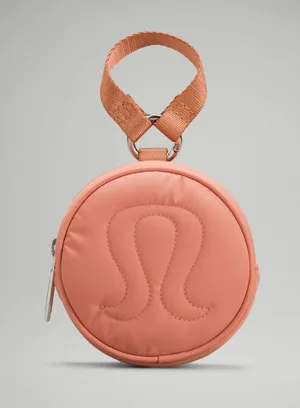 Lululemon logo pouch in pink savannah NWT in original package thumbnail 1