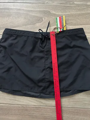 Black Drawstring Swim Skirt thumbnail 7
