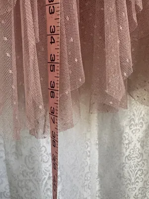Anthropologie Dusty Rose Tiered Tulle Maxi Skirt thumbnail 3