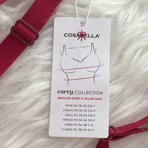 Cosabella Never Say Never Curvy Sweetie Soft Bra Mystic Red Size XS thumbnail 7
