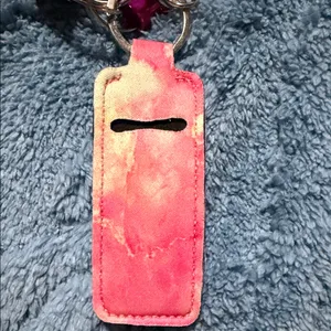 Handmade Floral Leopard Print With Pink Marbled‎ KeyChain Set & Accessories thumbnail 6