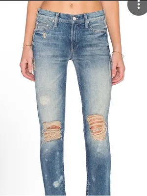 Mother Jeans Vagabond in Reckless Size 28 thumbnail 6