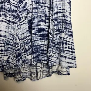 Torrid Plus Size Smocked Mini Challis High Low Tie Dye Skater Dress thumbnail 9