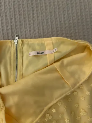 Francesca's Yellow Mini Skirt thumbnail 4