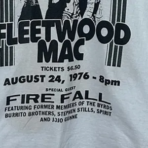 Fleetwood Mac White Band Concert Tee size S thumbnail 7