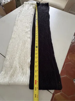 Cream and Black Knit Infinity Scarves - Women Accessories thumbnail 8