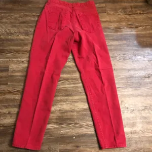 Red Vintage high waist straight leg jeans (Vintage size 10, fits as US Size 6, Waist: 28”) thumbnail 8