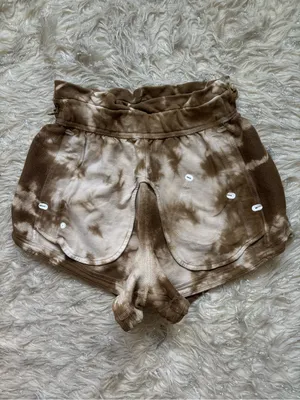 Lululemon Athletica Inner Glow Tie-Dye High-Waist Athletic Shorts Size 2 thumbnail 11