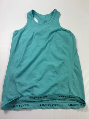Athleta Limitless Tank Top Racerback Athletic Sleeveless Teal Activewear S‎ thumbnail 1