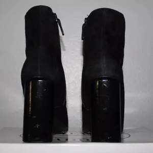 Mercedes Castillo Edie Women's Black Suede Leather Booties Size 5.5 thumbnail 7