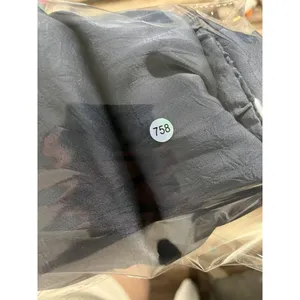 A New Day Satin navy textured pants thumbnail 5