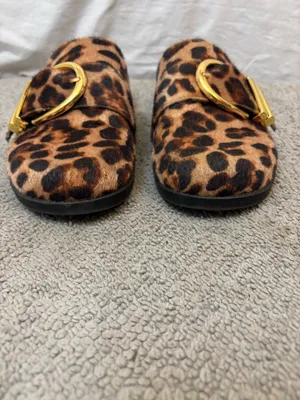 Azalea Wang Archibald Faux Calf Hair Clogs thumbnail 3