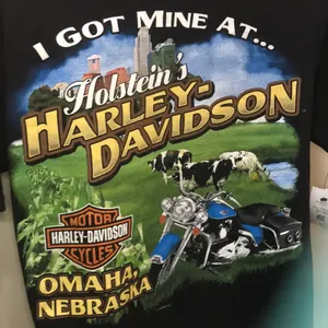 Harley Davidson graphic tee Nebraska black M thumbnail 4